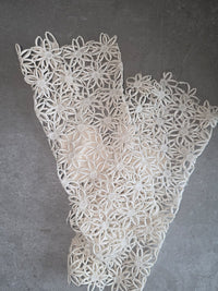 Off-White Daisy Guipure Floral Lace Fabric